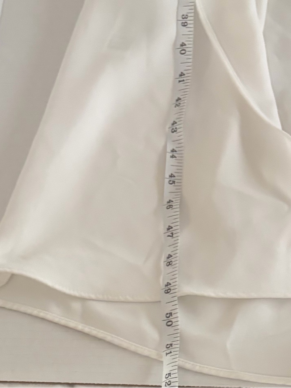 Zara White Asymmetric Cape Blouse - Picture 6 of 9